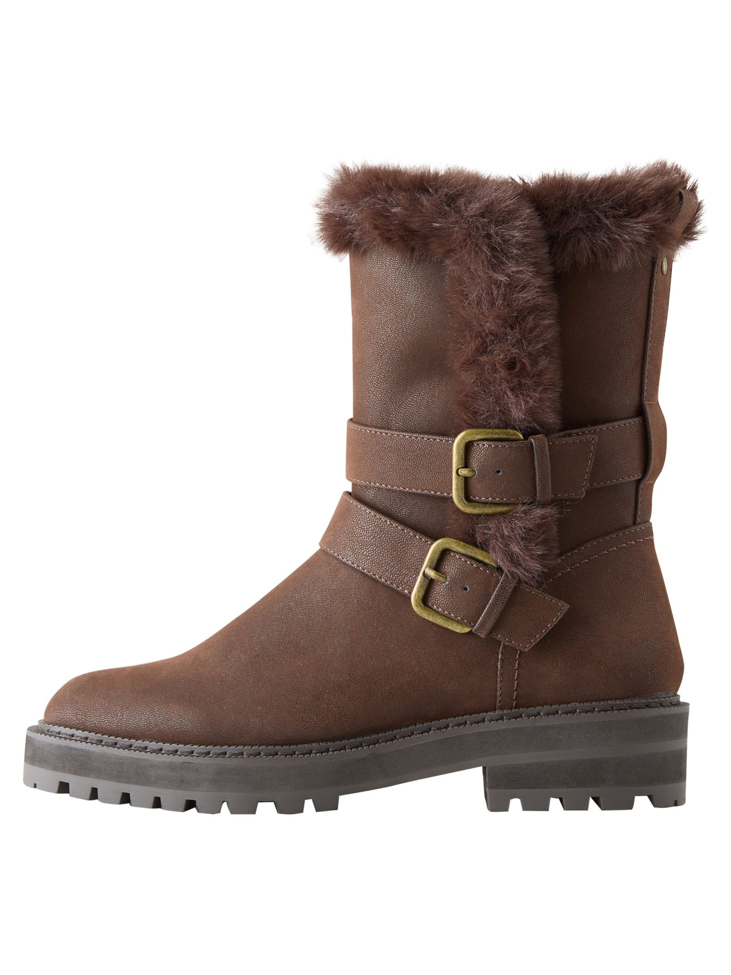 Next Enkellaarsjes 'Forever Comfort®' in Bruin: voorkant