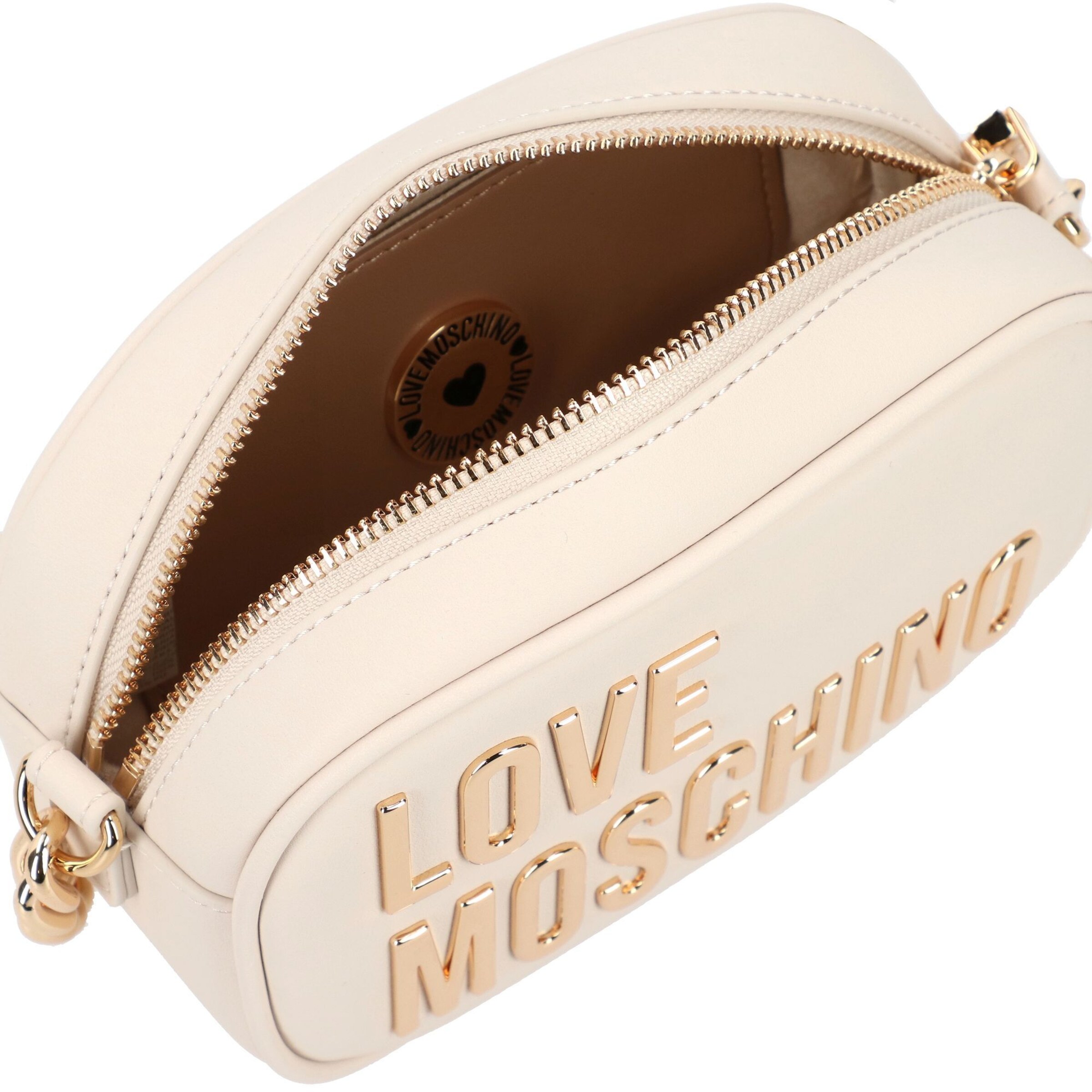 Sac à bandoulière 'Bold Love' Love Moschino en beige