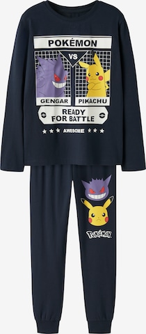 mėlyna NAME IT Miego kostiumas 'NKMSUX POKEMON': priekis