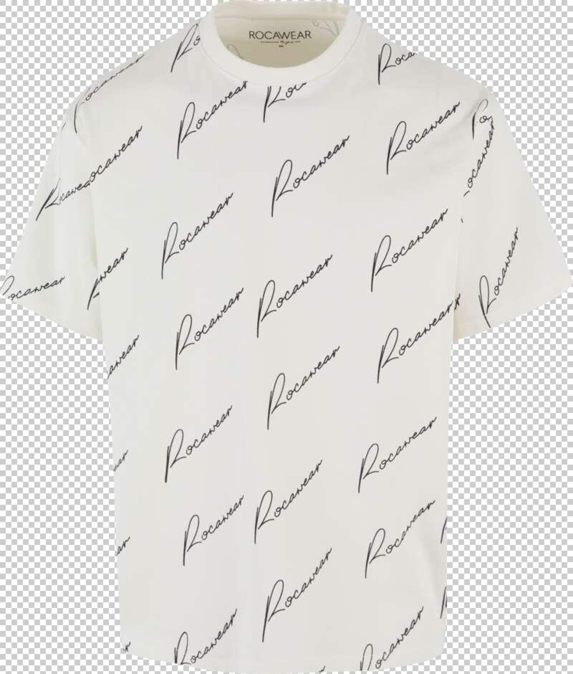 ROCAWEAR Футболка 'Atlanta' в Белый: спереди