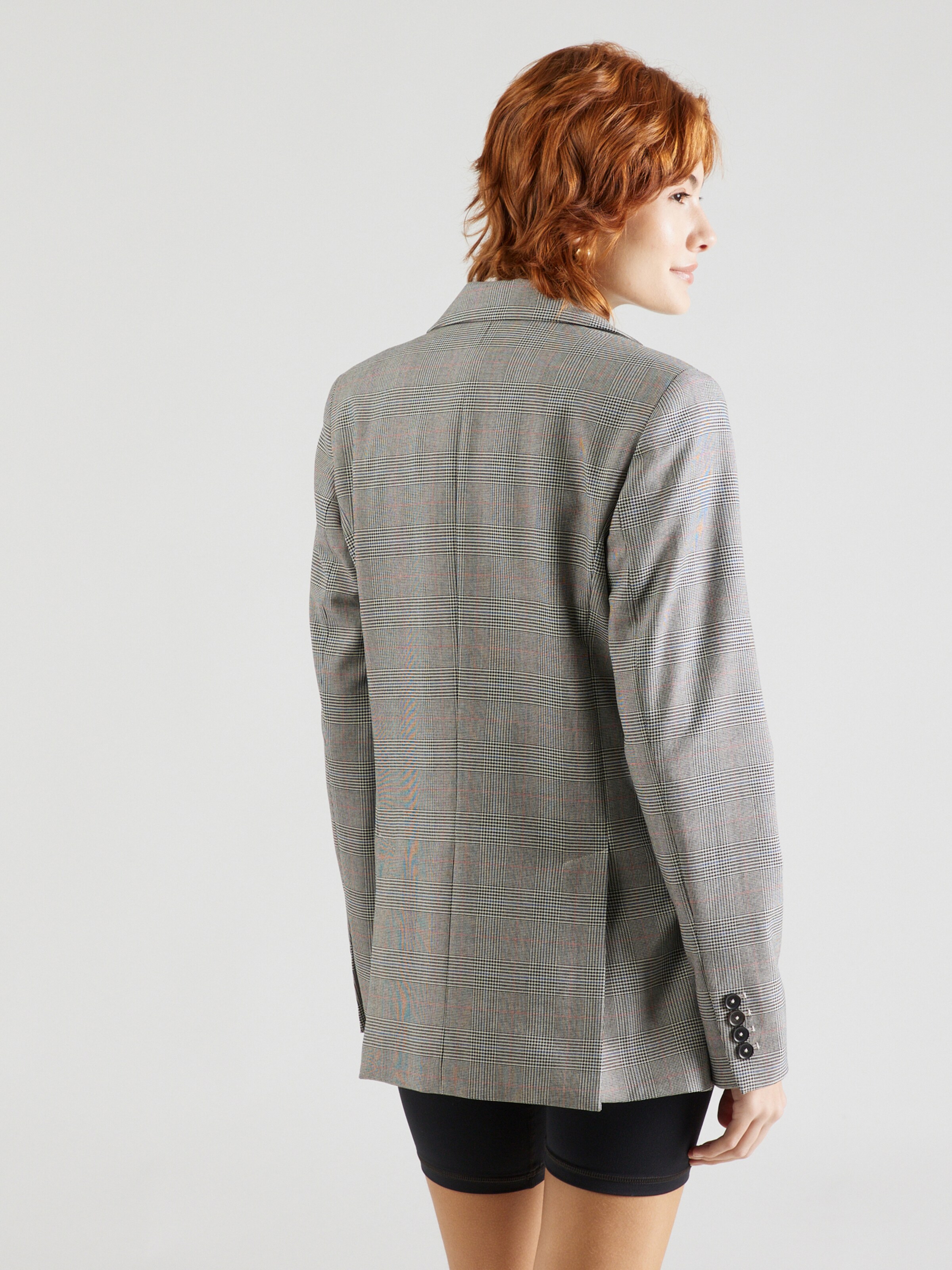 Long grey blazer hotsell