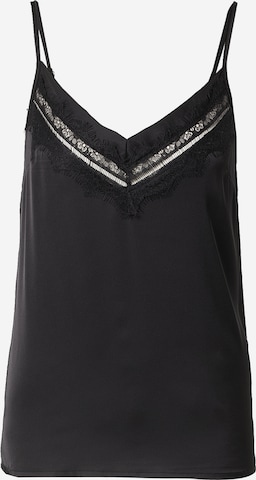 ABOUT YOU Top 'Fleur' in Black: front