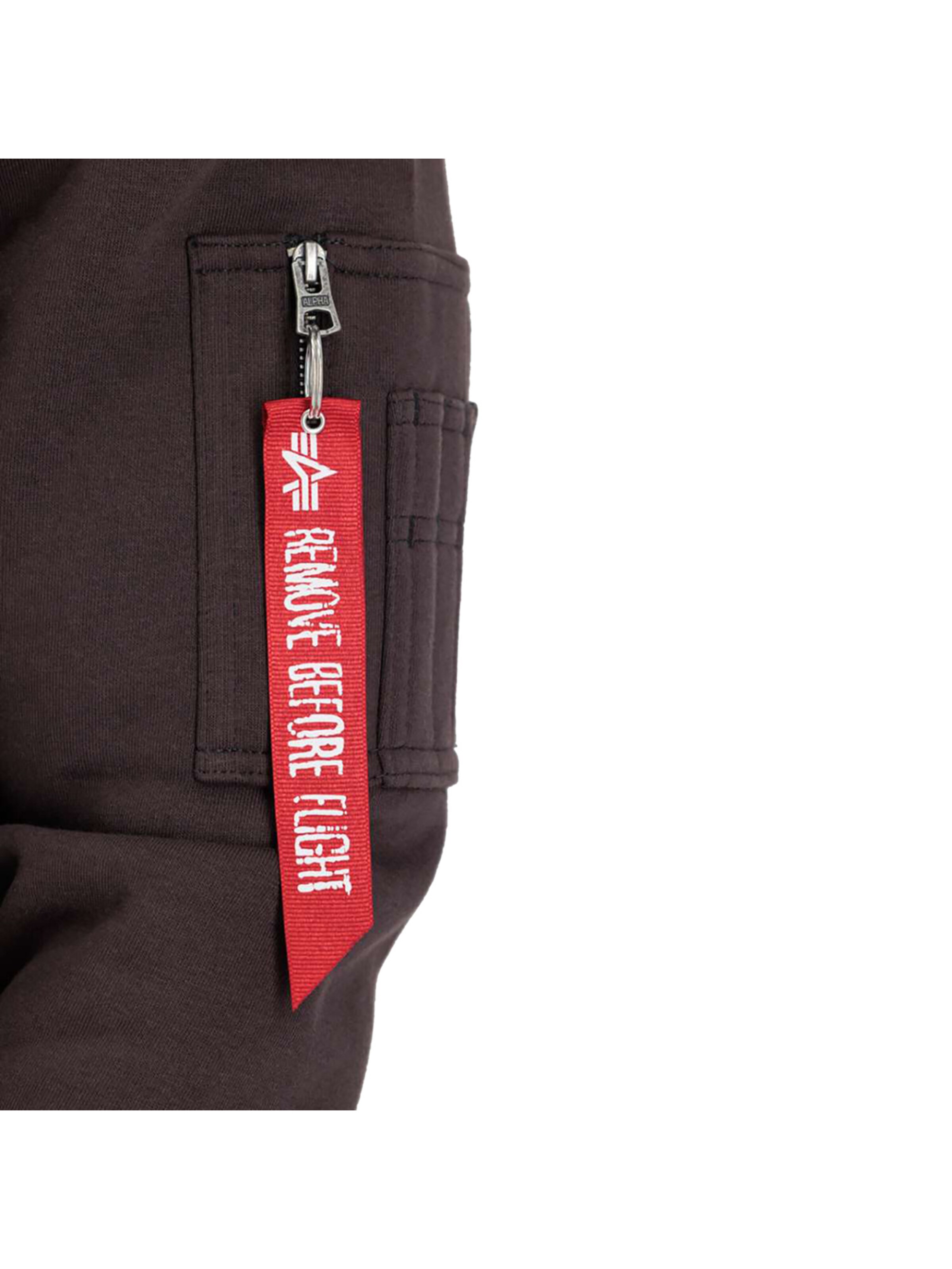 ALPHA INDUSTRIES Sweatshirt 'Alpha Label' in Brown