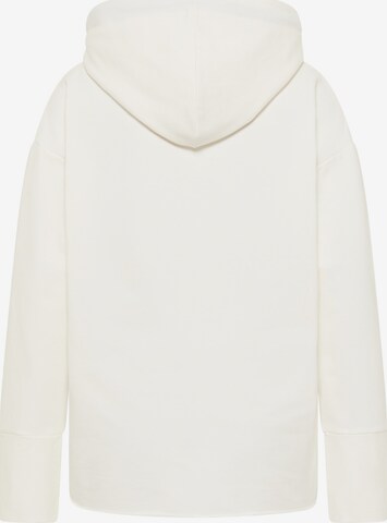 Sweat-shirt 'Daris' Elbsand en blanc