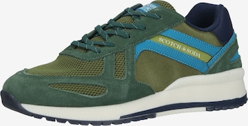 SCOTCH & SODA Sneakers in Green: front