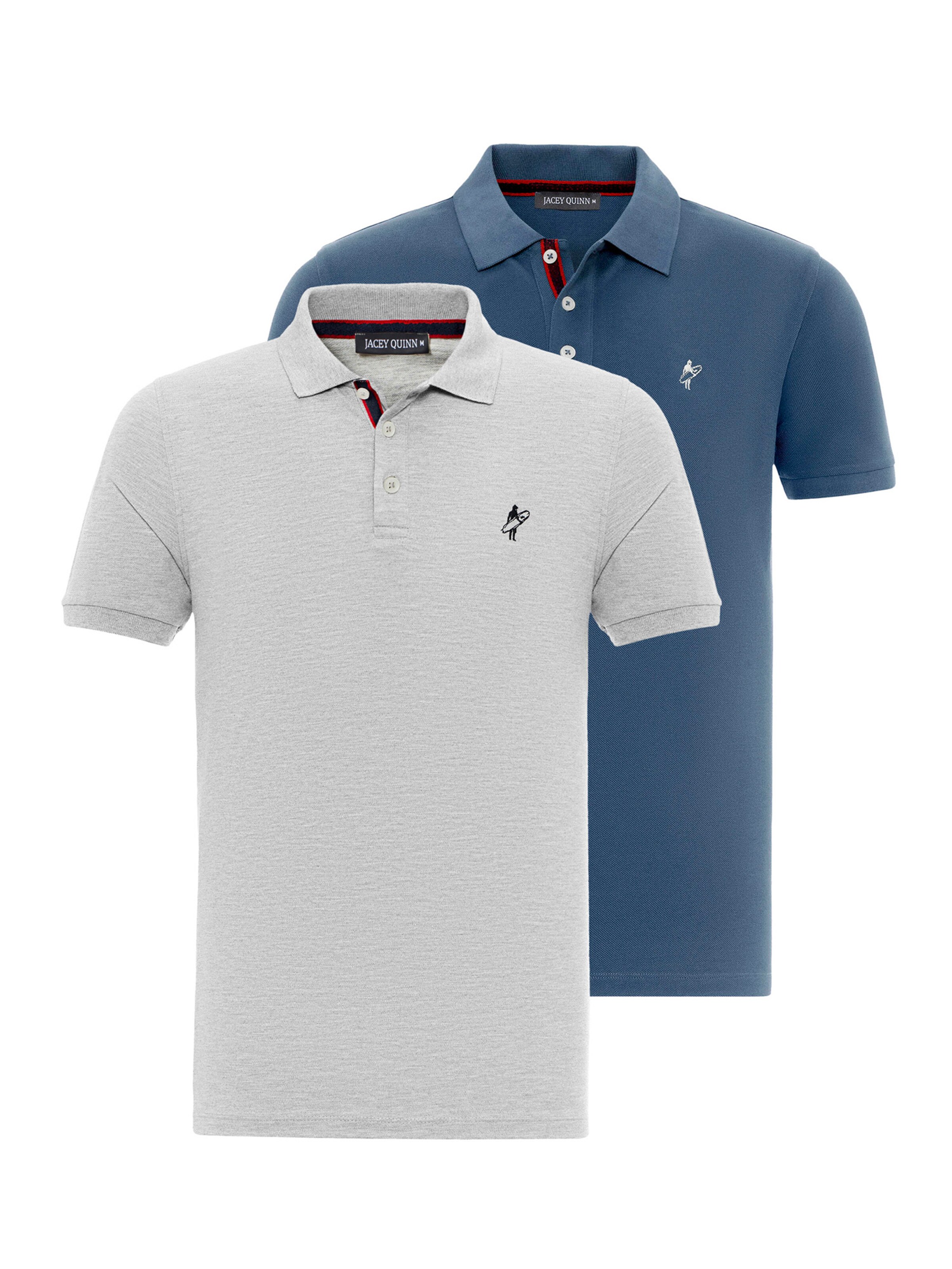 T-Shirt Jacey Quinn en bleu : devant