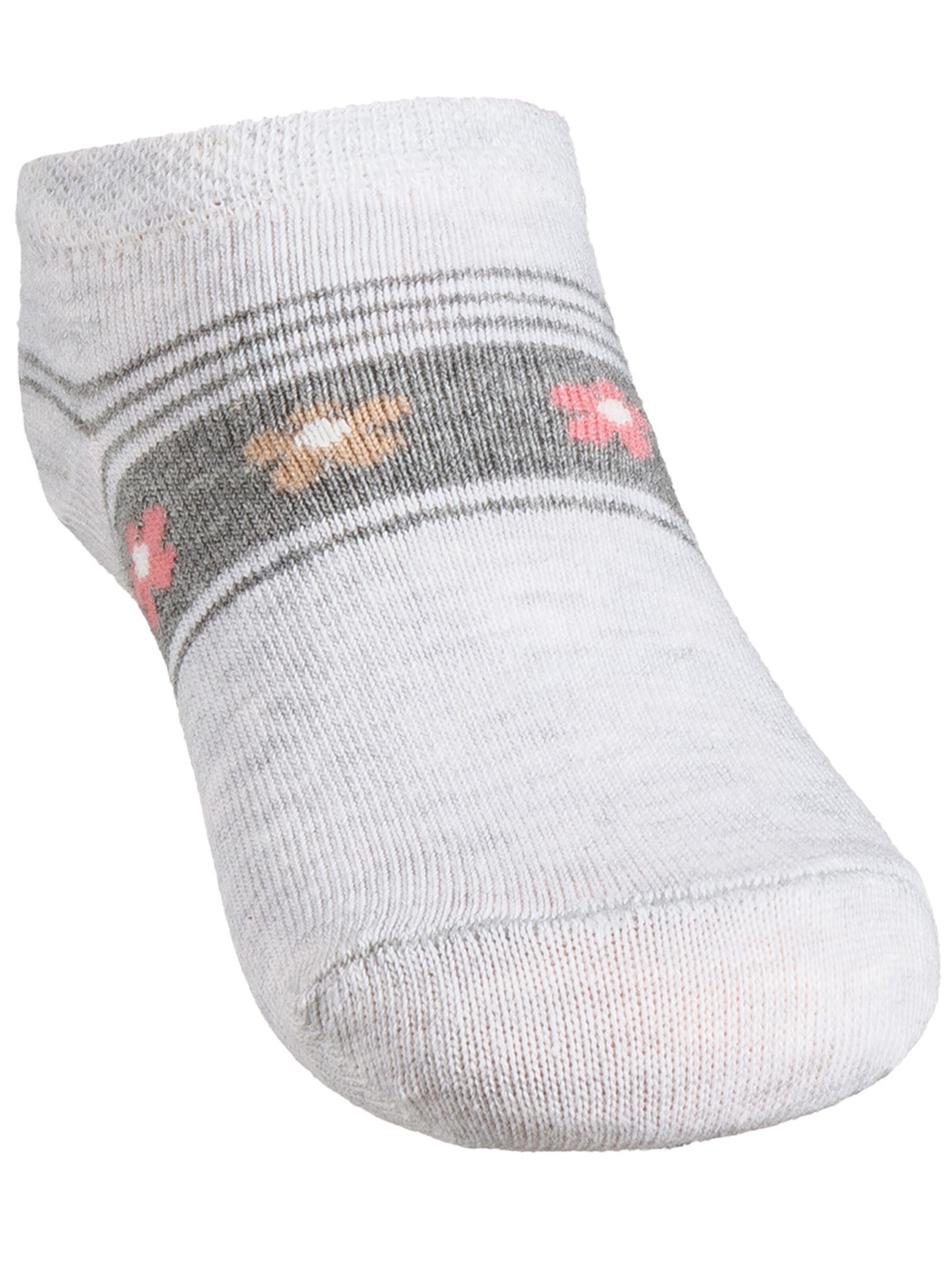 Cotton Prime Sokken 'Sweet Flower' in Grijs