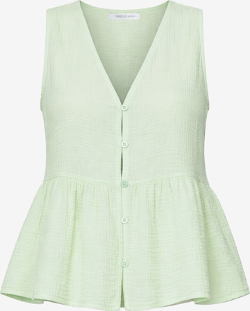 SASSYCLASSY Top in Grün: Vorderseite