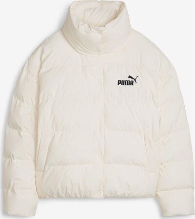 PUMA Athletic Jacket in Cream / Black, Item view