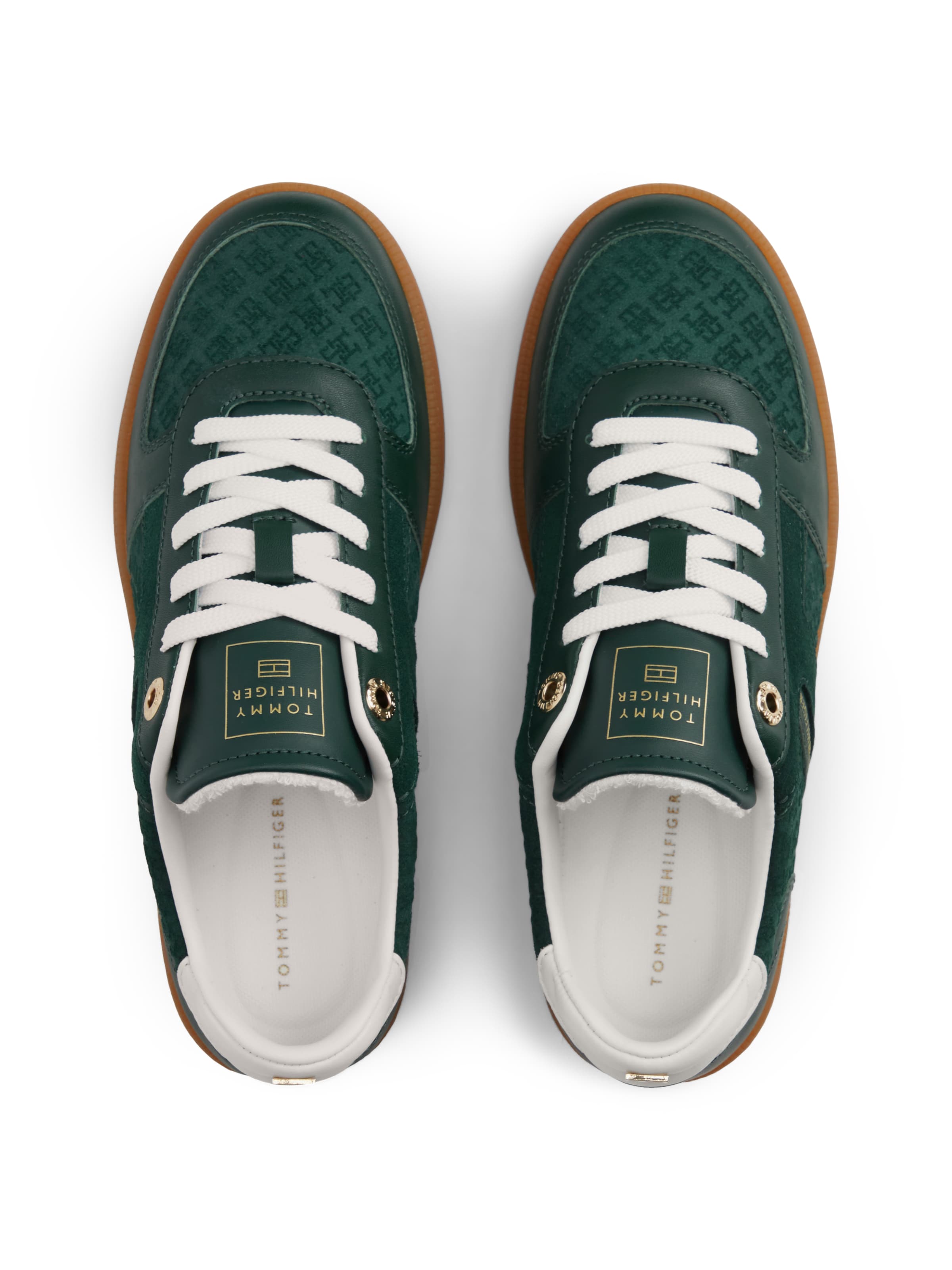 TOMMY HILFIGER Sneaker 'TRIBECA' in Grün