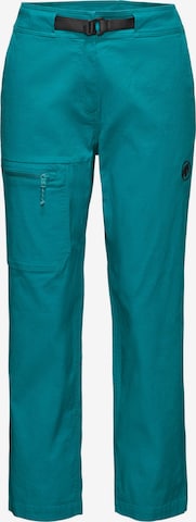 MAMMUT Outdoor Pants 'Tamaro' in Blue: front