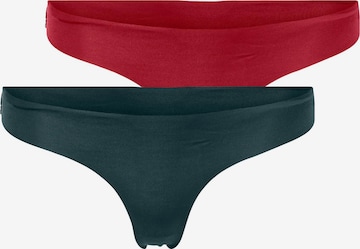 ONLY Tanga 'CHLOE' – zelená: přední strana