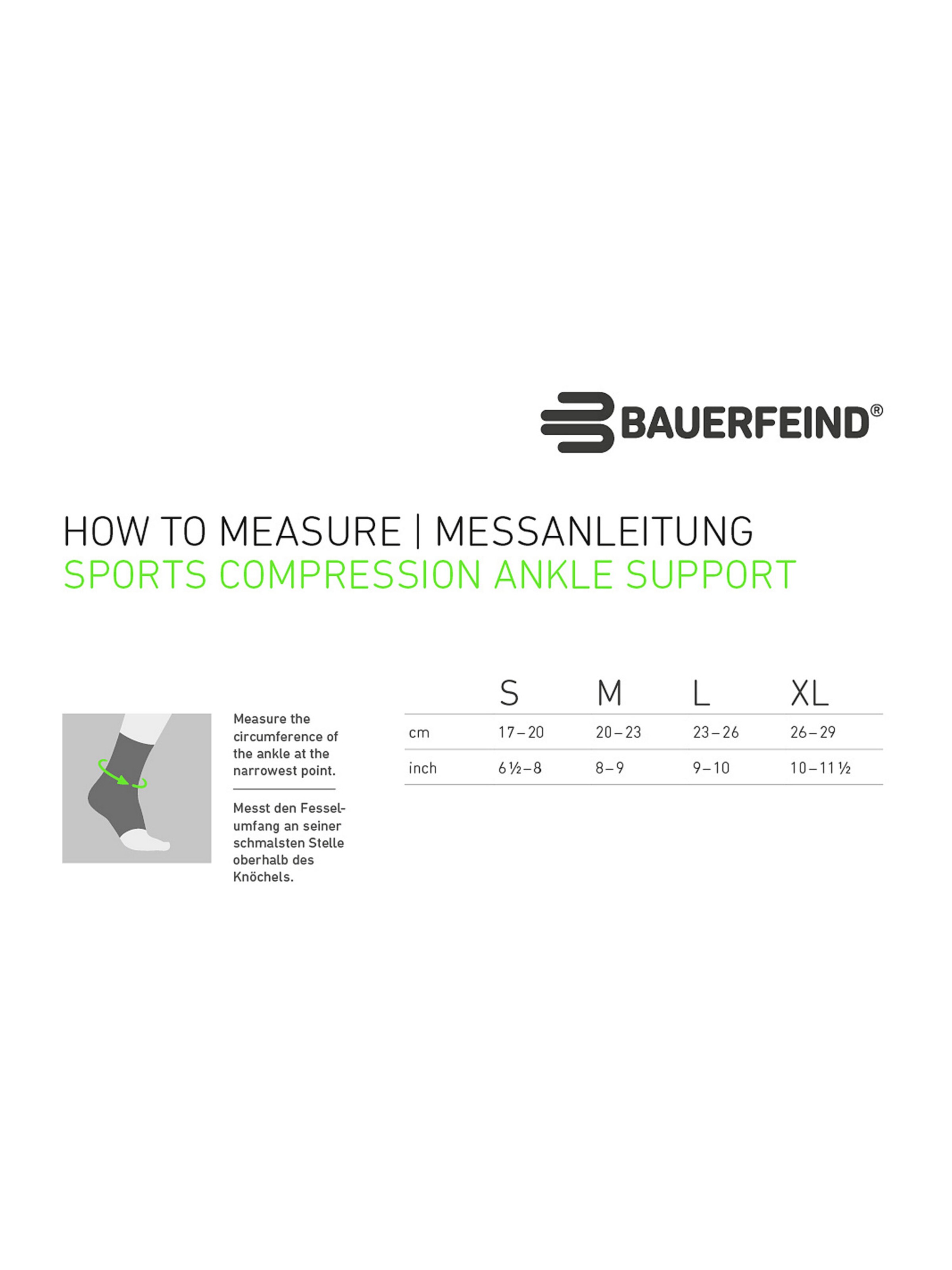 Accesorii de la Bauerfeind pe alb