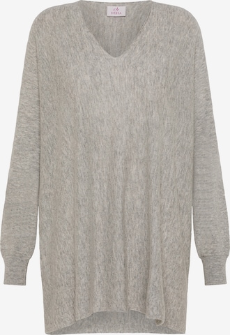 Pullover extra large di DEHA in grigio: frontale