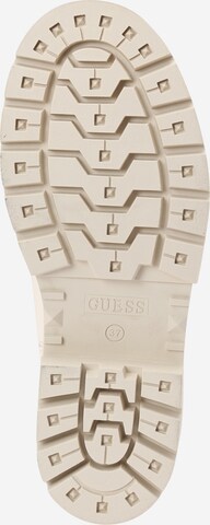 GUESS Lace-Up Ankle Boots 'Odalis' in Beige