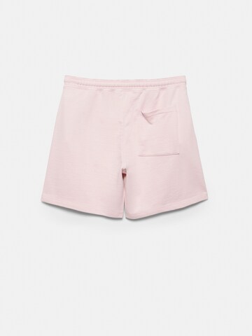 Pull&Bear Loosefit Shorts 'STWD' in Pink