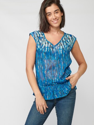 KOROSHI Bluse in Blau