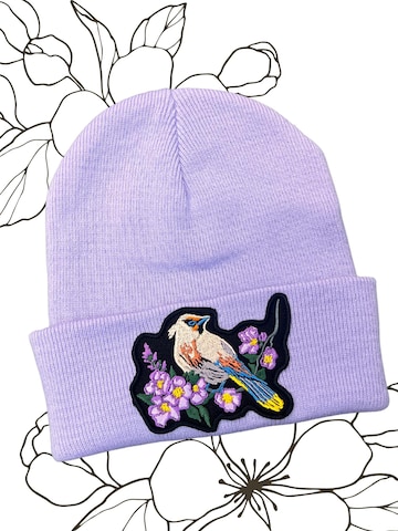 RADADA Hut 'Waxwing Bird' in Lila