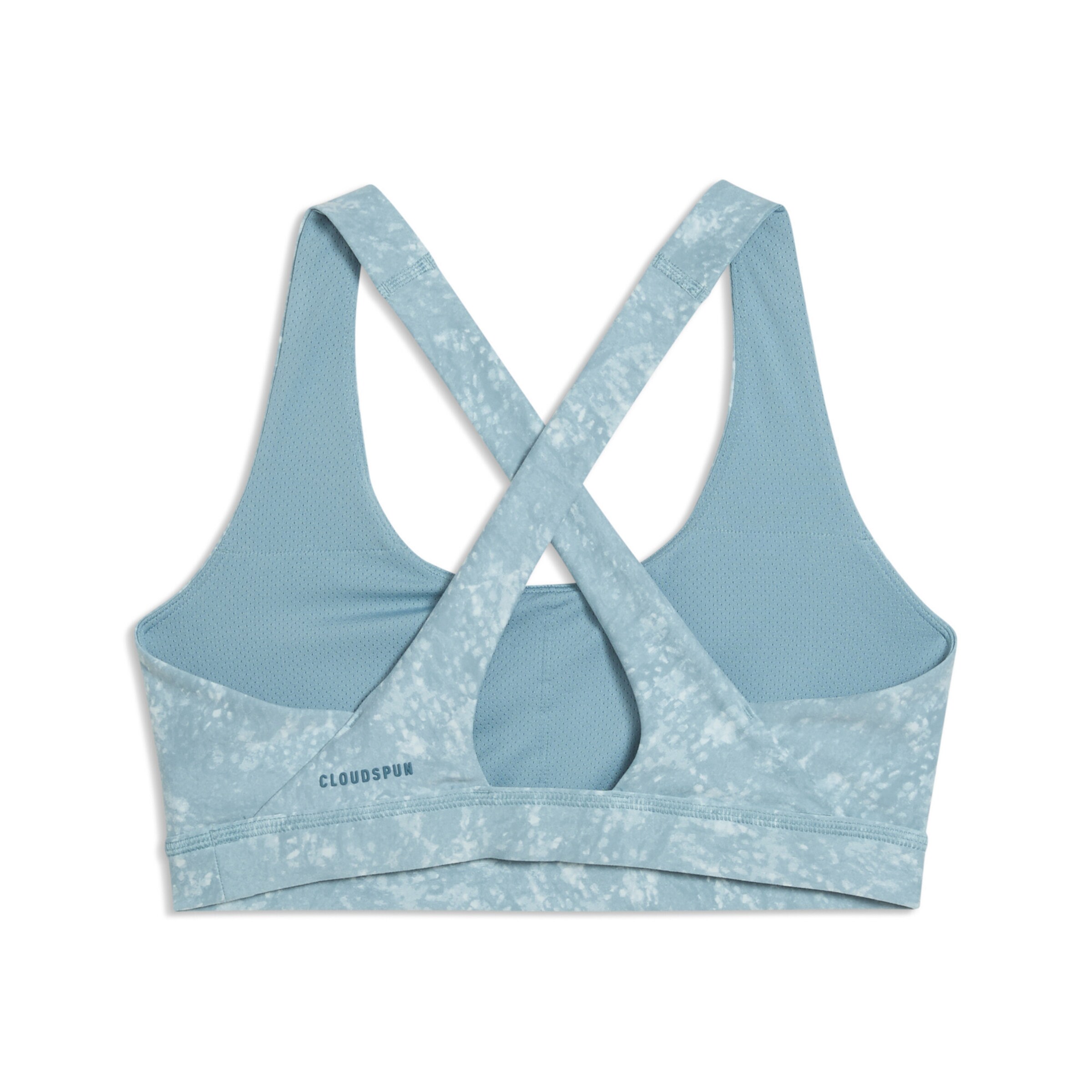 PUMA Bustier Sport bh 'Cloudspun' in Blauw
