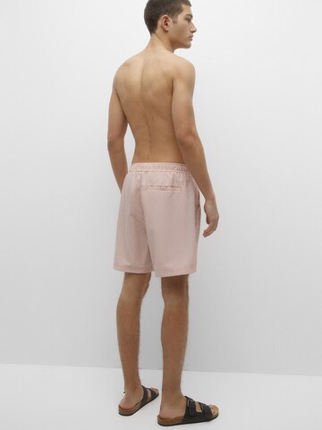 Shorts de bain Pull&Bear en orange