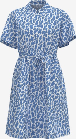 Robe-chemise OBJECT en bleu : devant