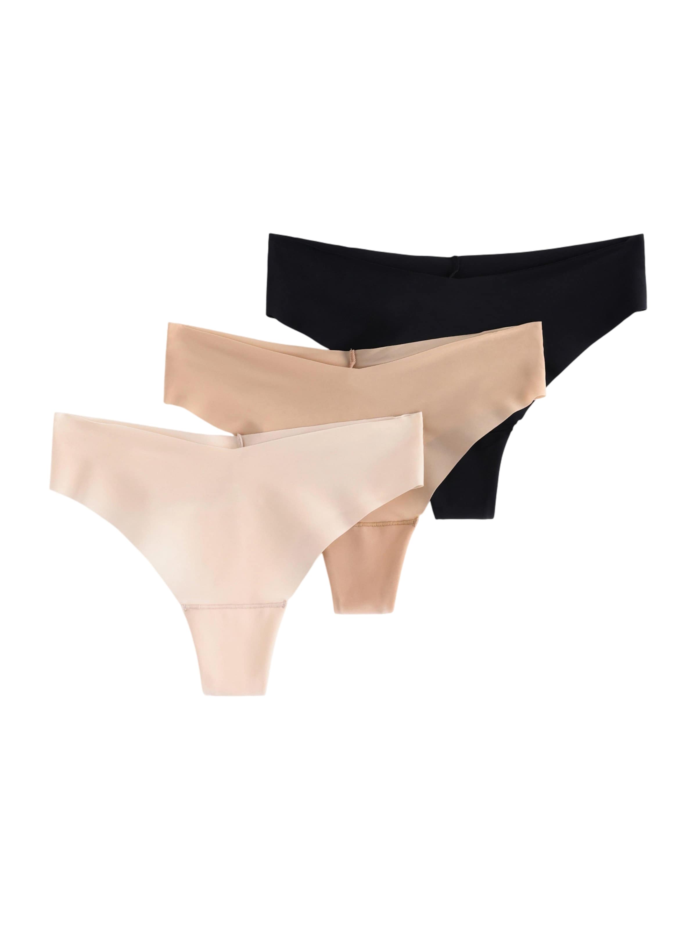 Lindex - Tanga en beige: frente