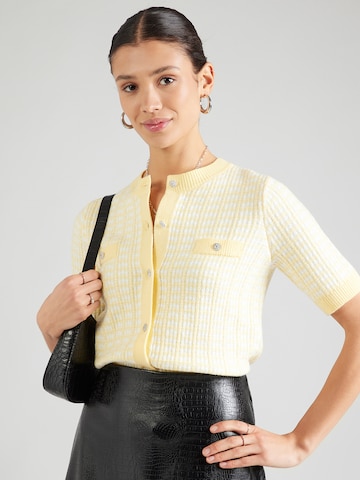 Morgan Πλεκτή ζακέτα '251-MORESA' σε κίτρινο: μπροστά