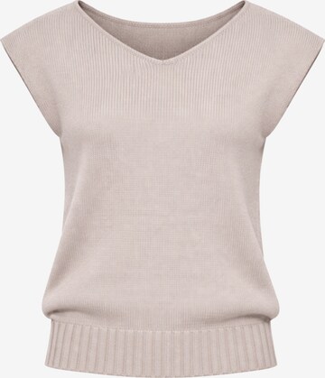 Süel knitwear - Top de punto 'Carlos' en beige: frente