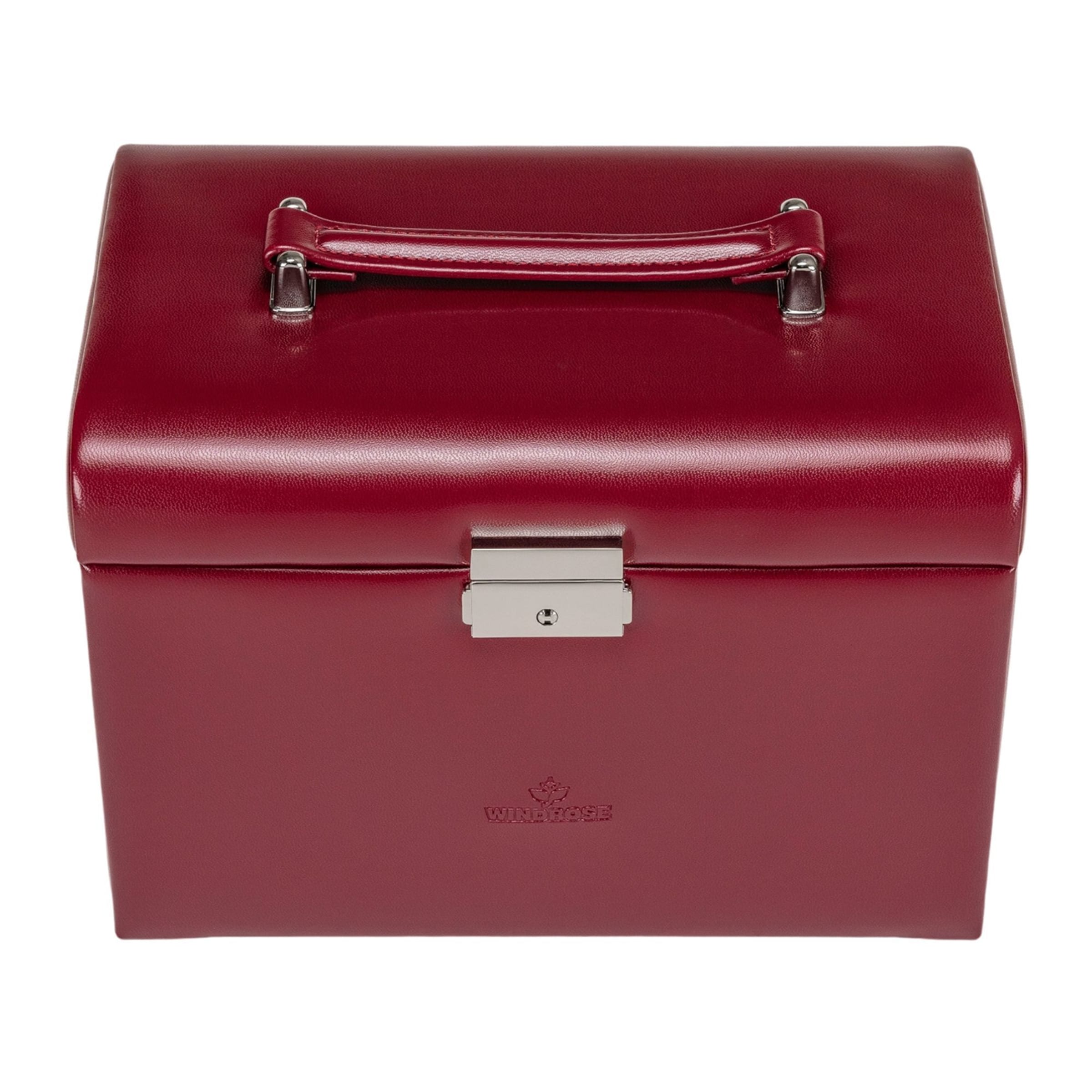 WINDROSE Jewelry storage 'Merino' in Red: front