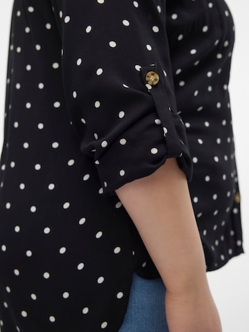 Vero Moda Curve Bluzka 'VMBumpy' w kolorze czarny