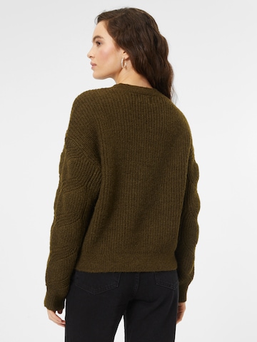 PIECES Sweater 'CORNELIA' in Green