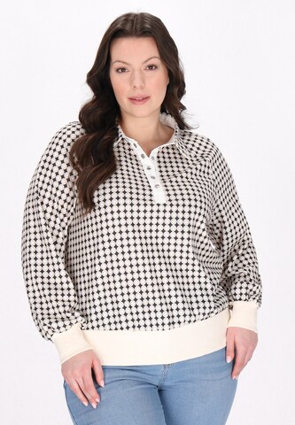 Sweat-shirt usha BLUE LABEL en beige : devant