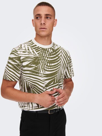 Only & Sons Shirt 'George' in Groen