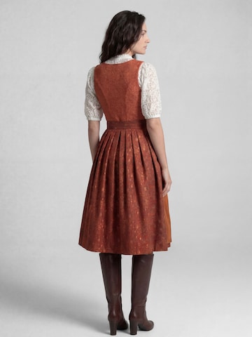 SPIETH & WENSKY Dirndl 'Kristall' in Orange