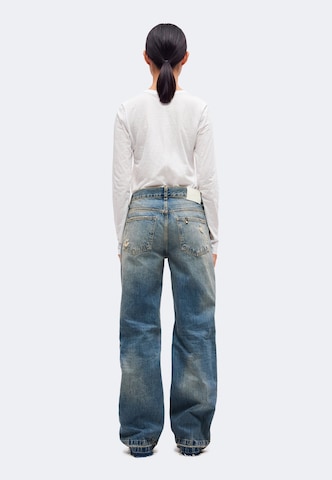 Liu Jo Baggy Farmer 'PANT.STRAIGHT SPILLE L.W.' - kék: hátul