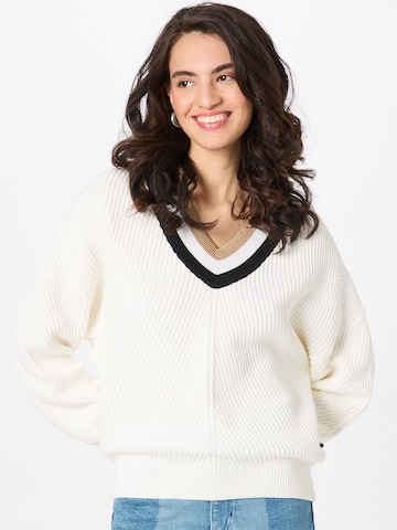 BOSS Black Sweater 'Fasuelas' in White: front