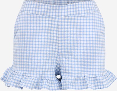 Pieces Petite Shorts 'TOVA' in hellblau / weiß, Produktansicht