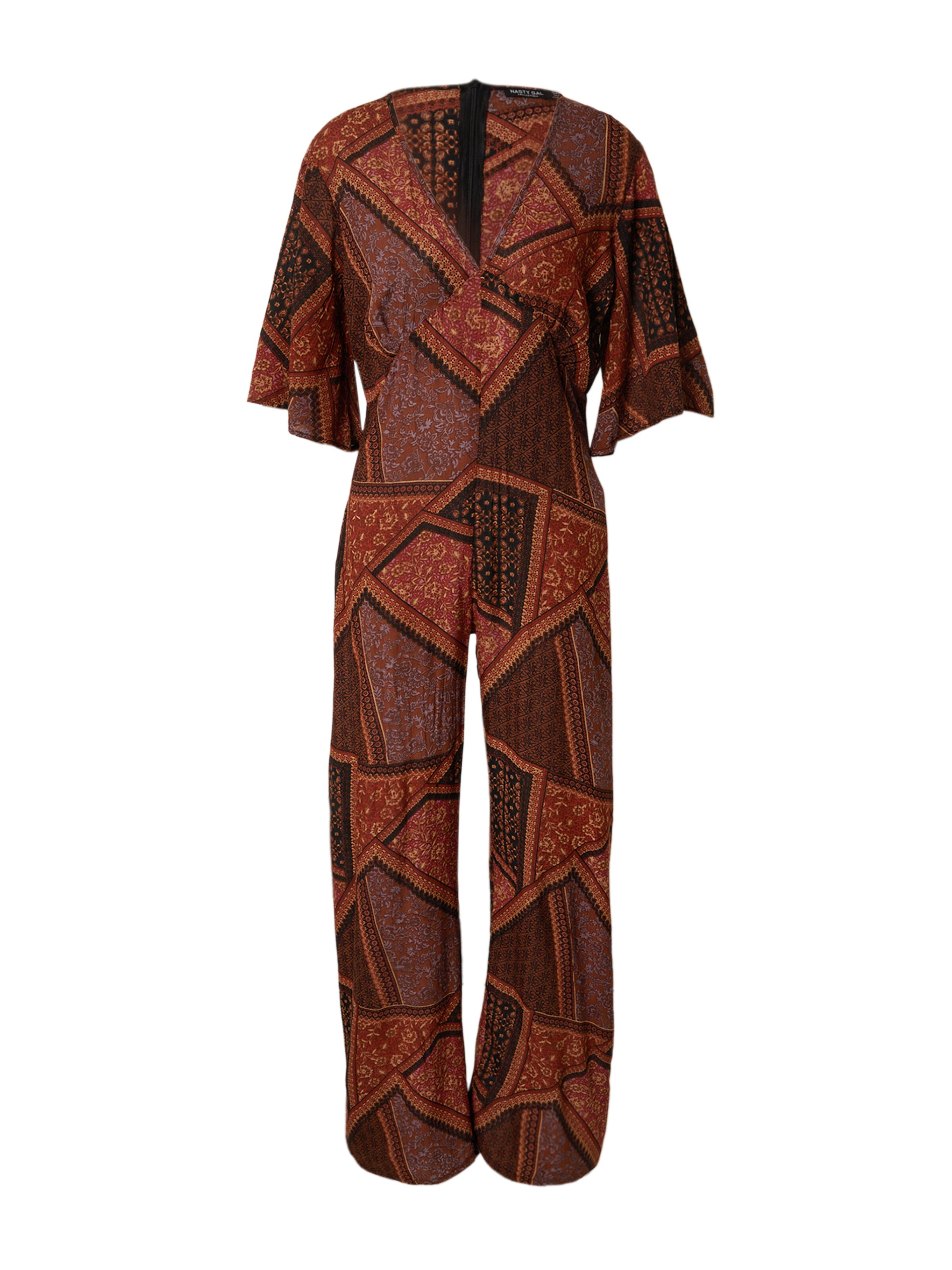 Nasty Gal Jumpsuit i brun: framsida