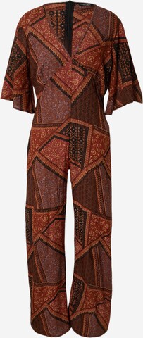 Nasty Gal Jumpsuit in Brown: front