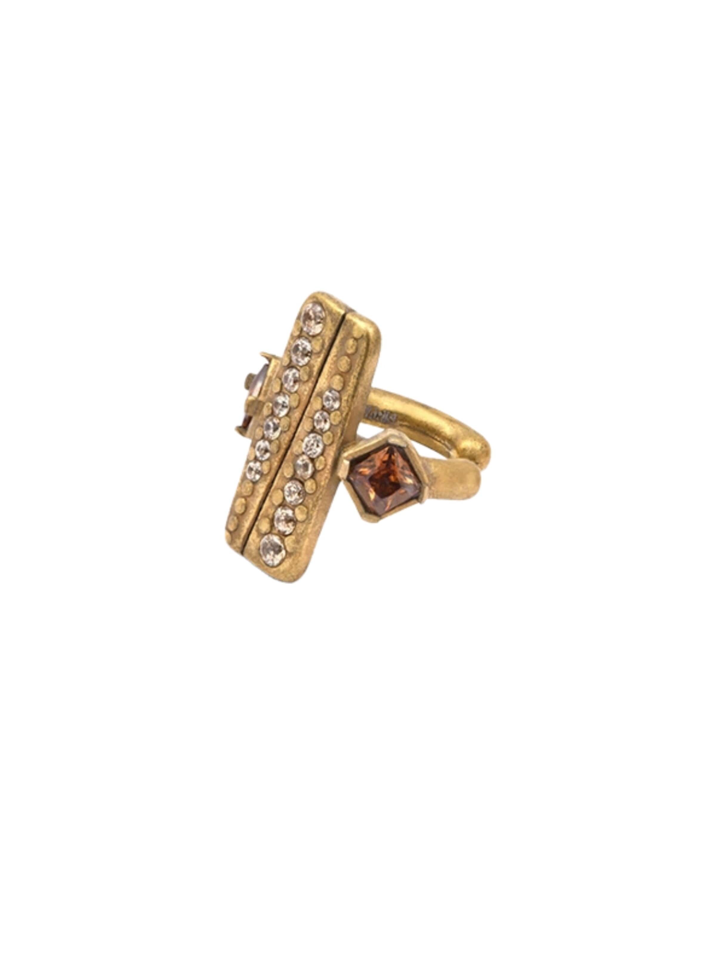 YParis Earrings 'KIBA VG' in Gold: front