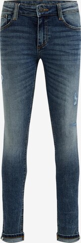 WE Fashion Skinny Jeans in Blue: front