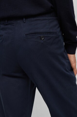 regular Pantaloni chino 'Crigan3-D' di BOSS in blu
