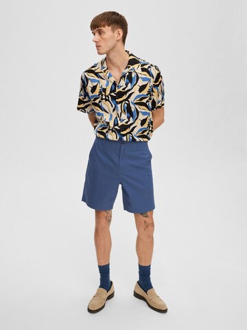 SELECTED HOMME - regular Pantalón chino en azul