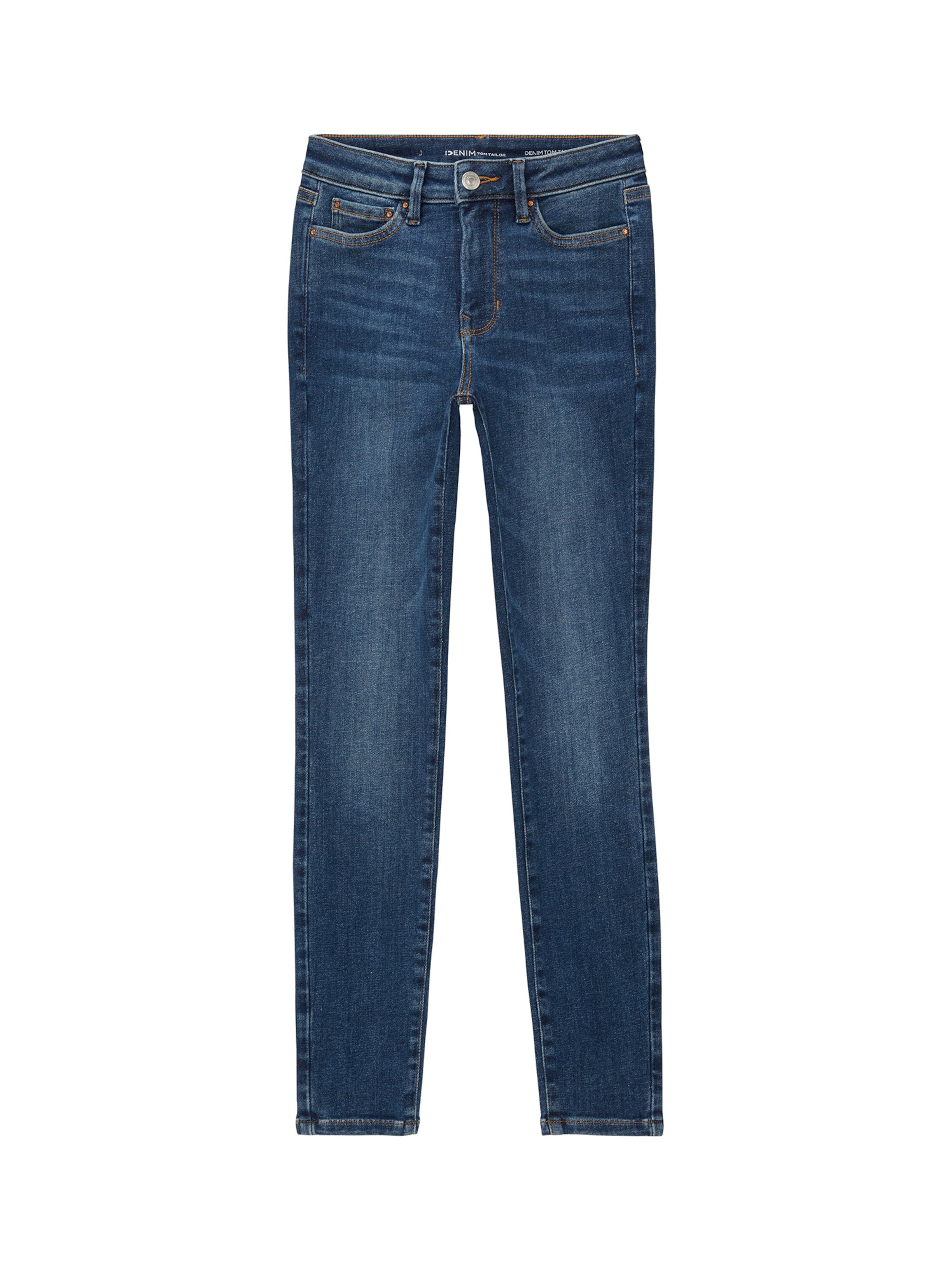 TOM TAILOR DENIM Skinny Jeans 'Nela' in Blau: Vorderseite