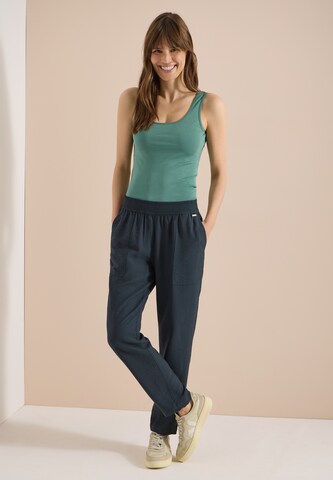 CECIL Slimfit Hose 'Chelsea' in Grün