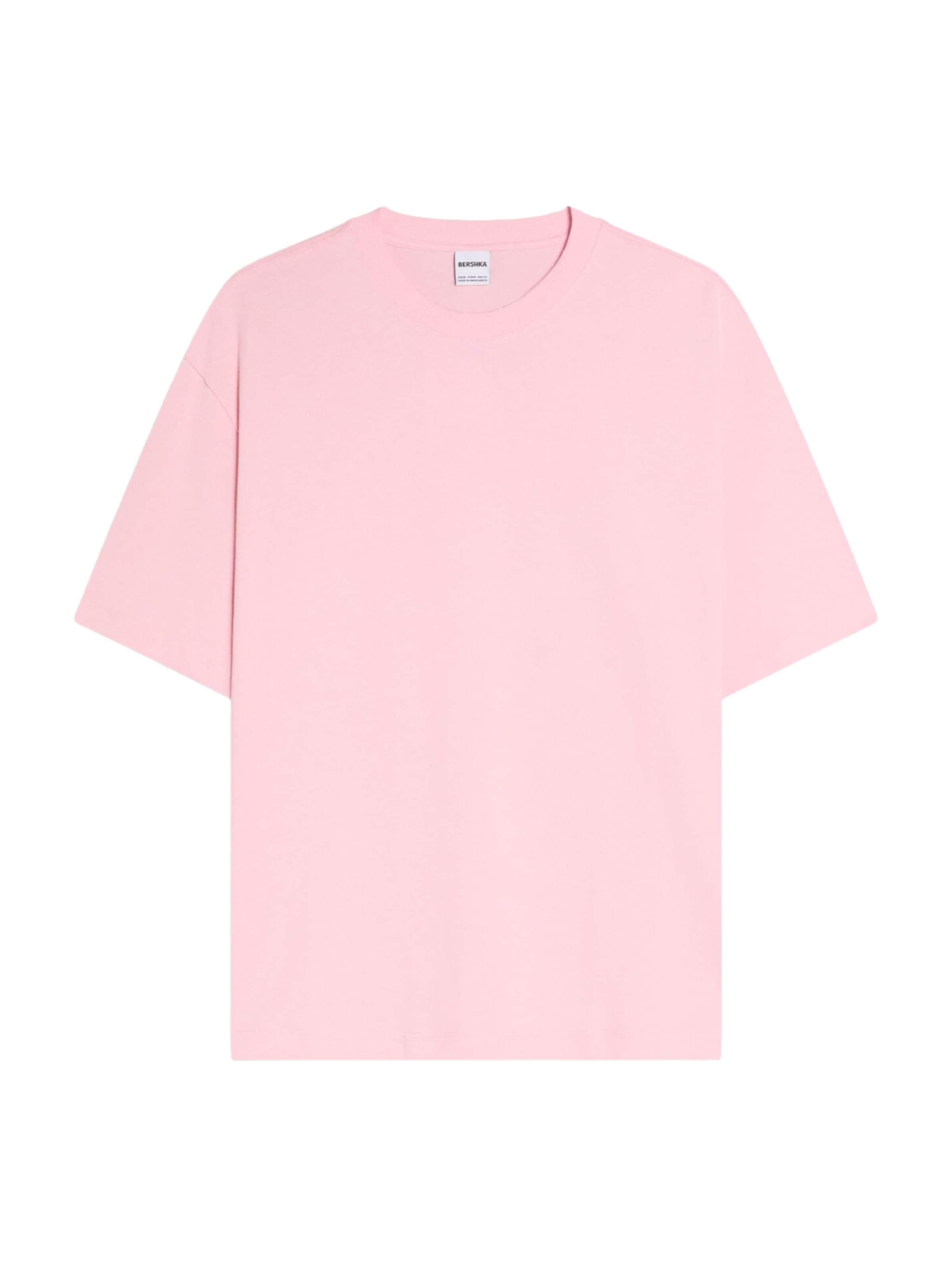Bershka Tričko – pink: přední strana