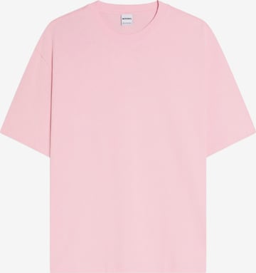 Bershka Tričko – pink: přední strana