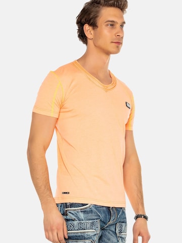 CIPO & BAXX Shirt 'CT569' in Oranje