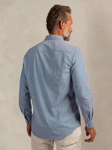 NZA New Zealand Auckland Regular fit Overhemd in Blauw