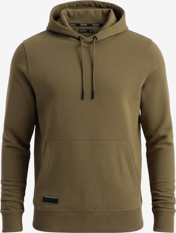 Ombre Sweatshirt 'OM-SSBN-0161' in Groen: voorkant